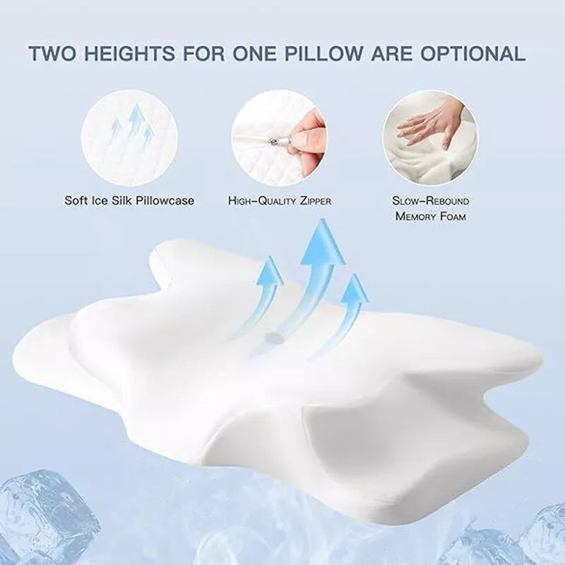 PosturePro™ Cervical Pillow Ergonomic Memory Foam Orthopedic Pain Relief Neck Support