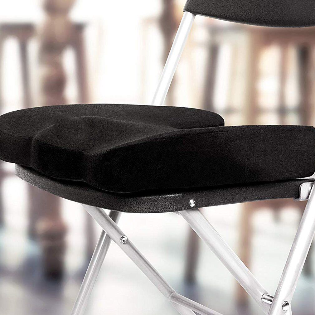 Memory Foam Seat and Back Cushion Set for Pain Relief