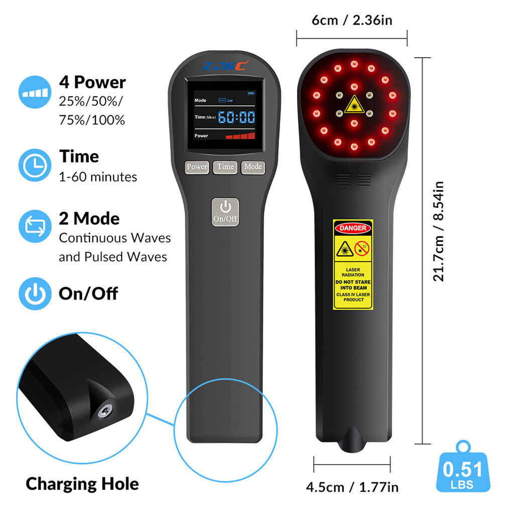 Low Level Cold Laser Therapy Device Joint Relief and Tissue Recovery