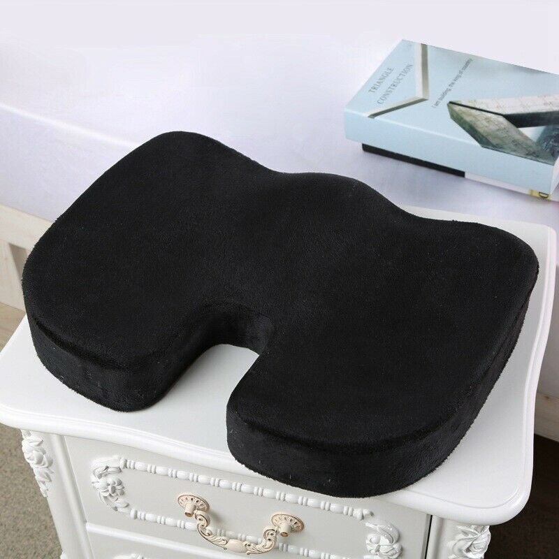 Memory Foam Seat and Back Cushion Set for Pain Relief